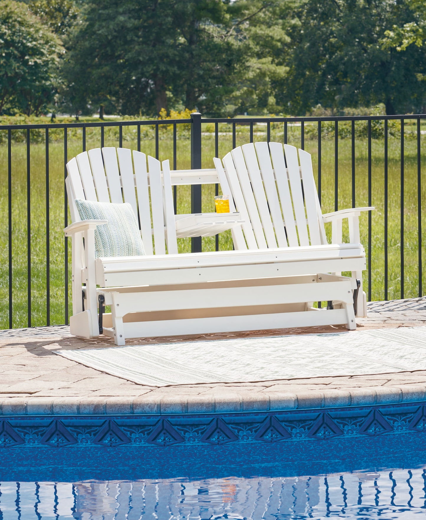 Hyland Wave - Glider Loveseat - Hornell Furniture Outlet