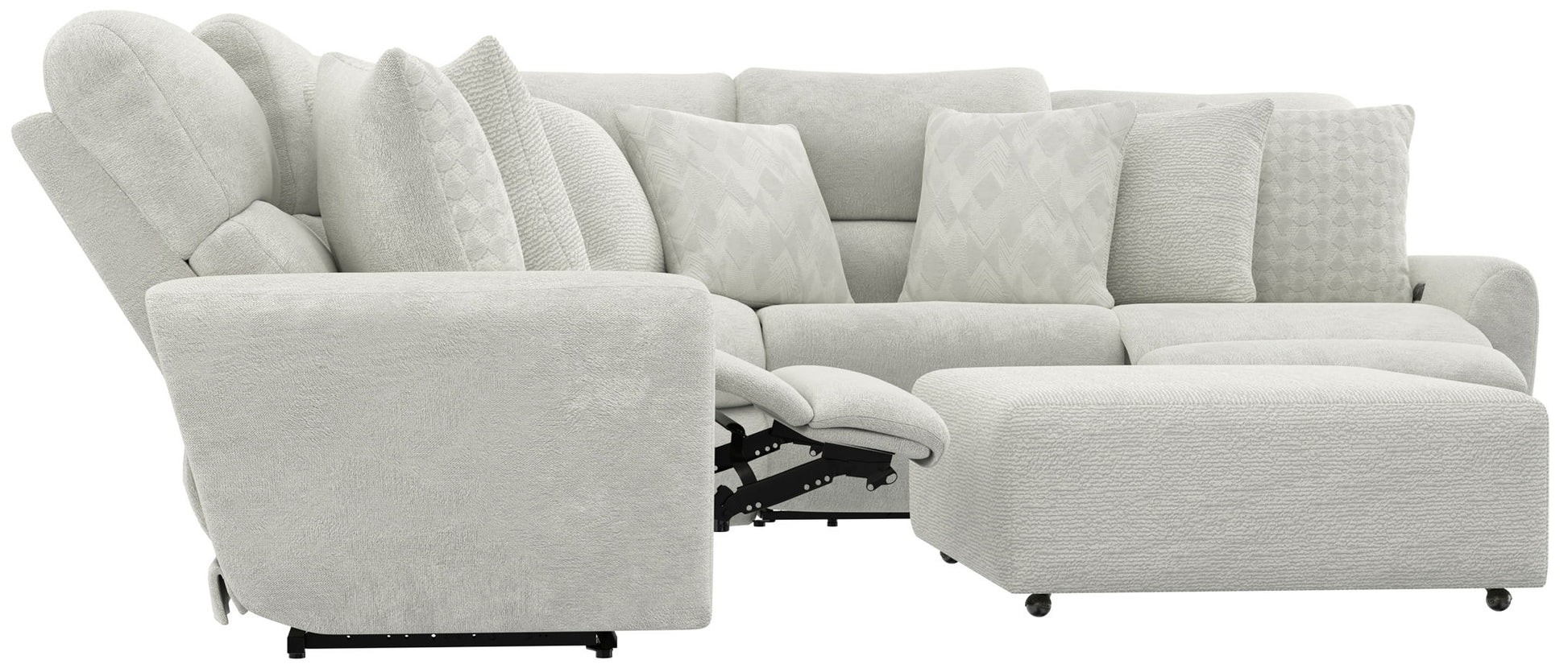 Majesty - Deep Seating Power Reclining Sectional - Hornell Furniture Outlet