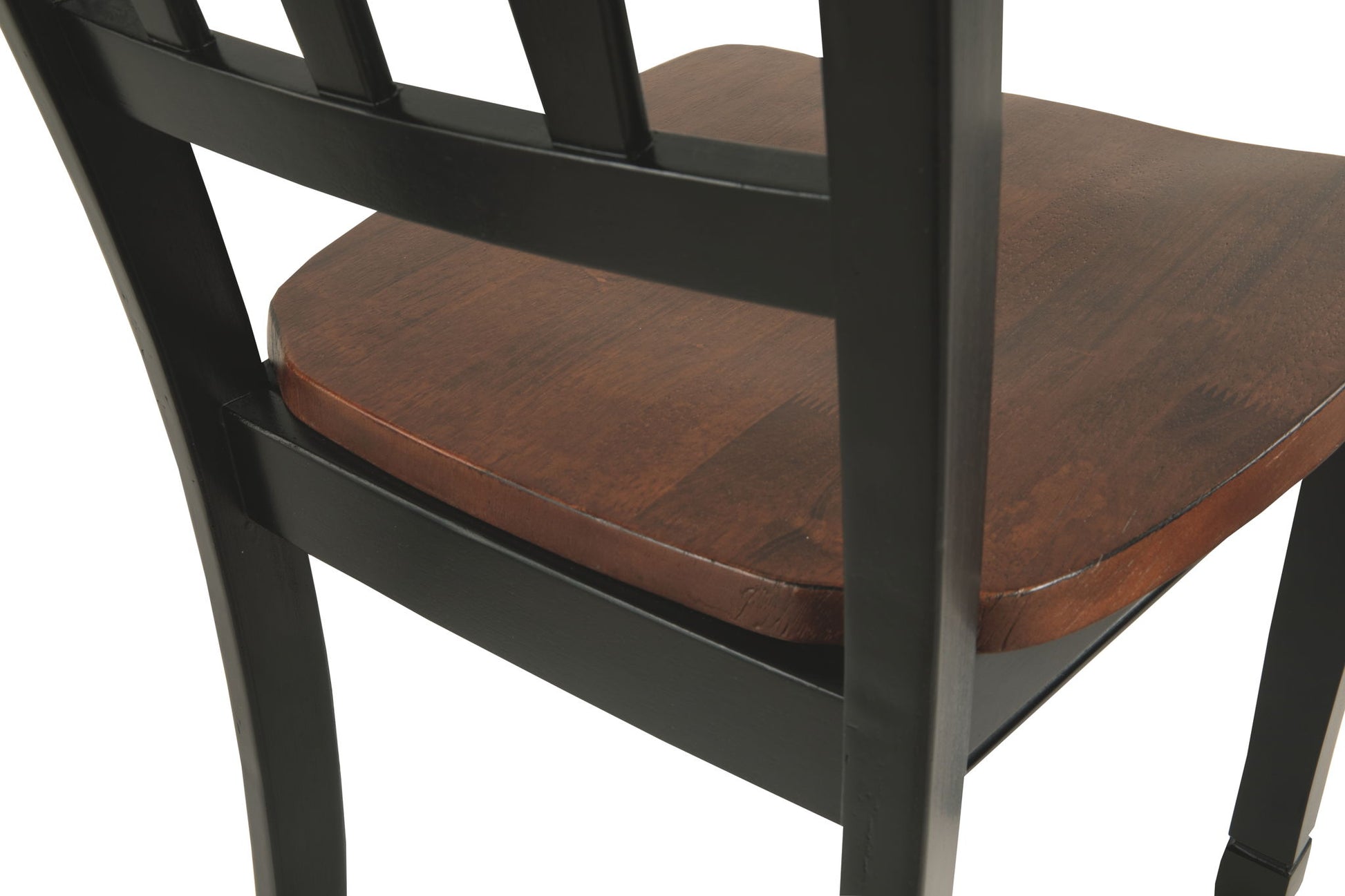 Owingsville - Black / Brown - Dining Room Side Chair (Set of 2) - Hornell Furniture Outlet
