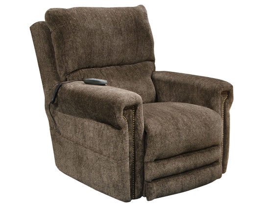 Warner - Power Headrest With Lumbar Power Lay Flat Recliner - Hornell Furniture Outlet