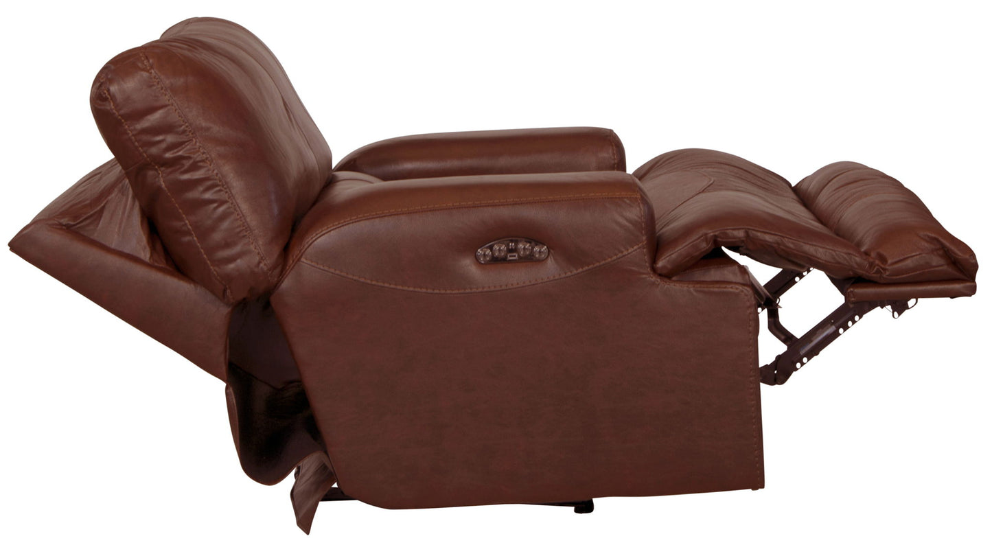 Wembley - Power Headrest Power Lay Flat Recliner - Hornell Furniture Outlet