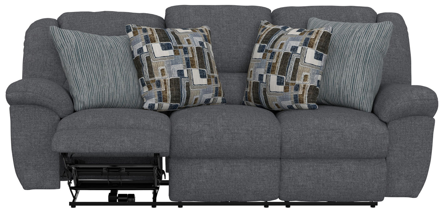 Trifecta - Sofa With 3 Recliners and Drop Down Table - Hornell Furniture Outlet