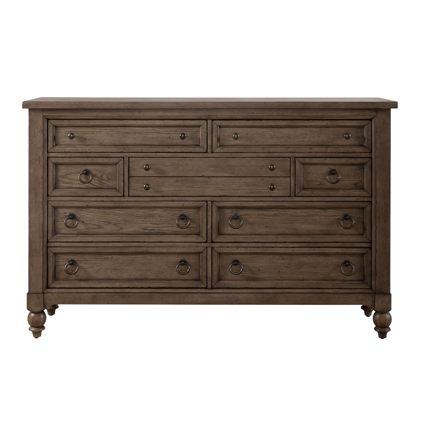 Americana Farmhouse - 9 Drawer Dresser - Hornell Furniture Outlet