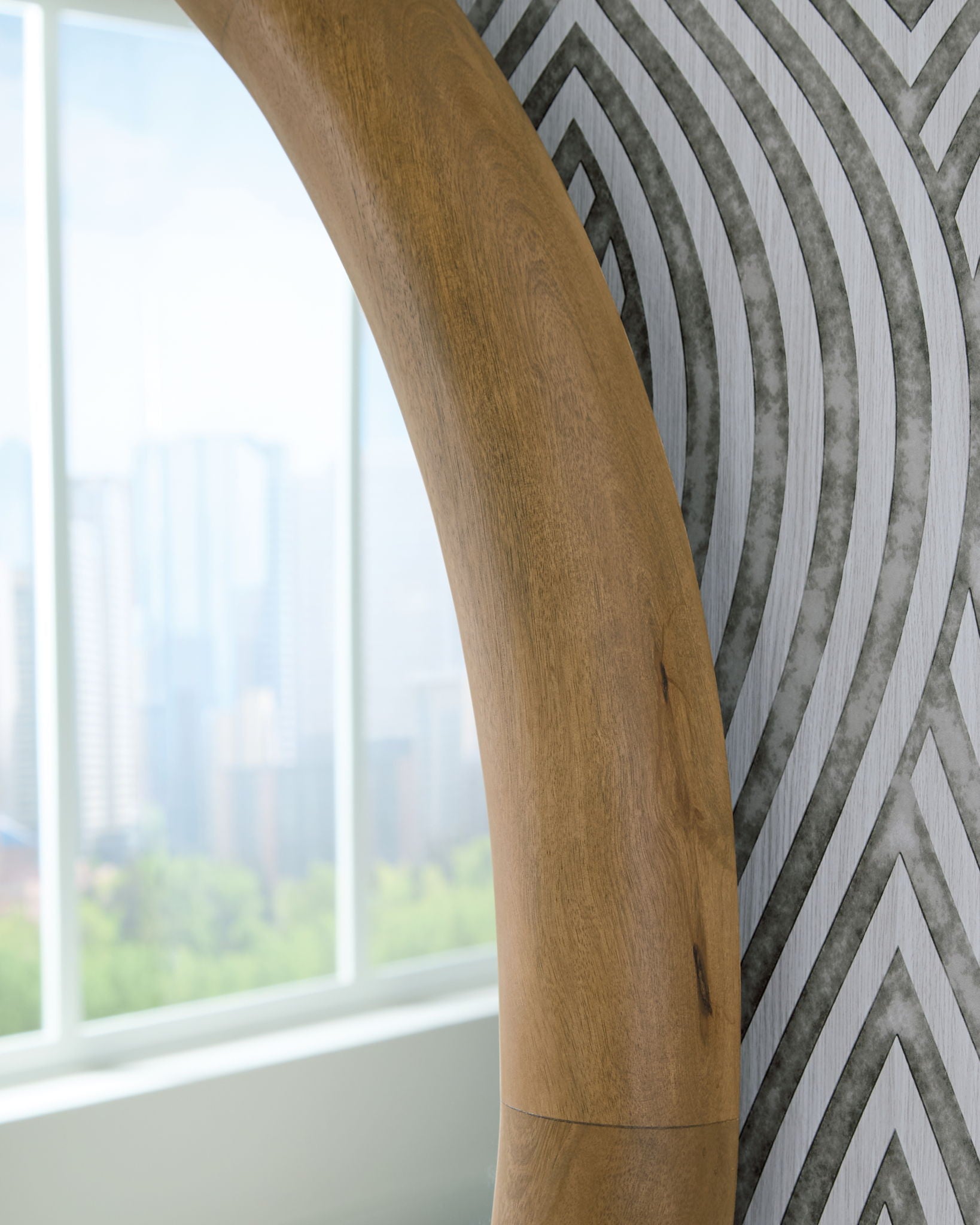 Yadiel - Brown - Accent Mirror - Hornell Furniture Outlet