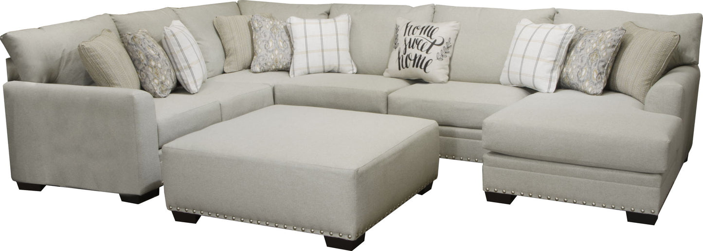 Middleton Modular Sectional - Cocktail Ottoman - Cement - Hornell Furniture Outlet
