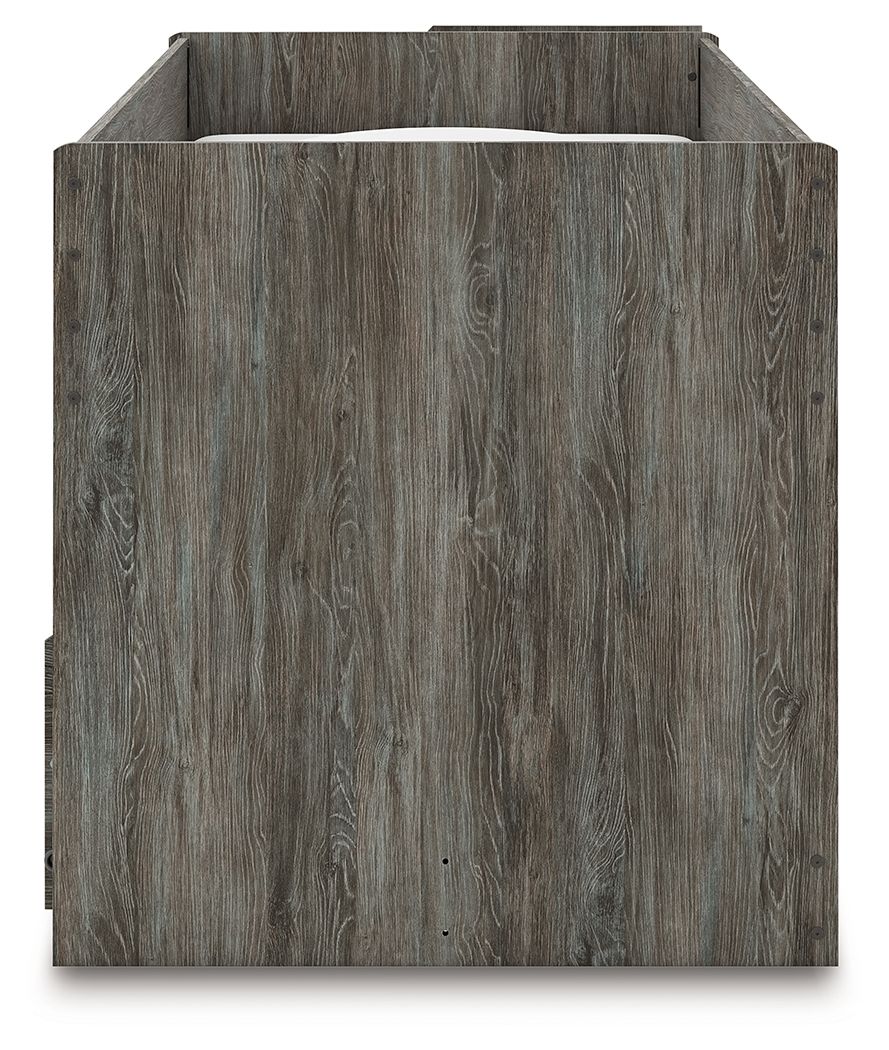 Frandern - Gray - Twin Over Twin Loft Bed - Hornell Furniture Outlet