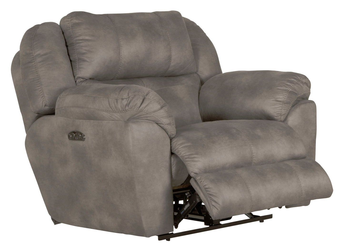 Ferrington - Power Lay Flat Recliner with Power Adjustable Headrest - Hornell Furniture Outlet