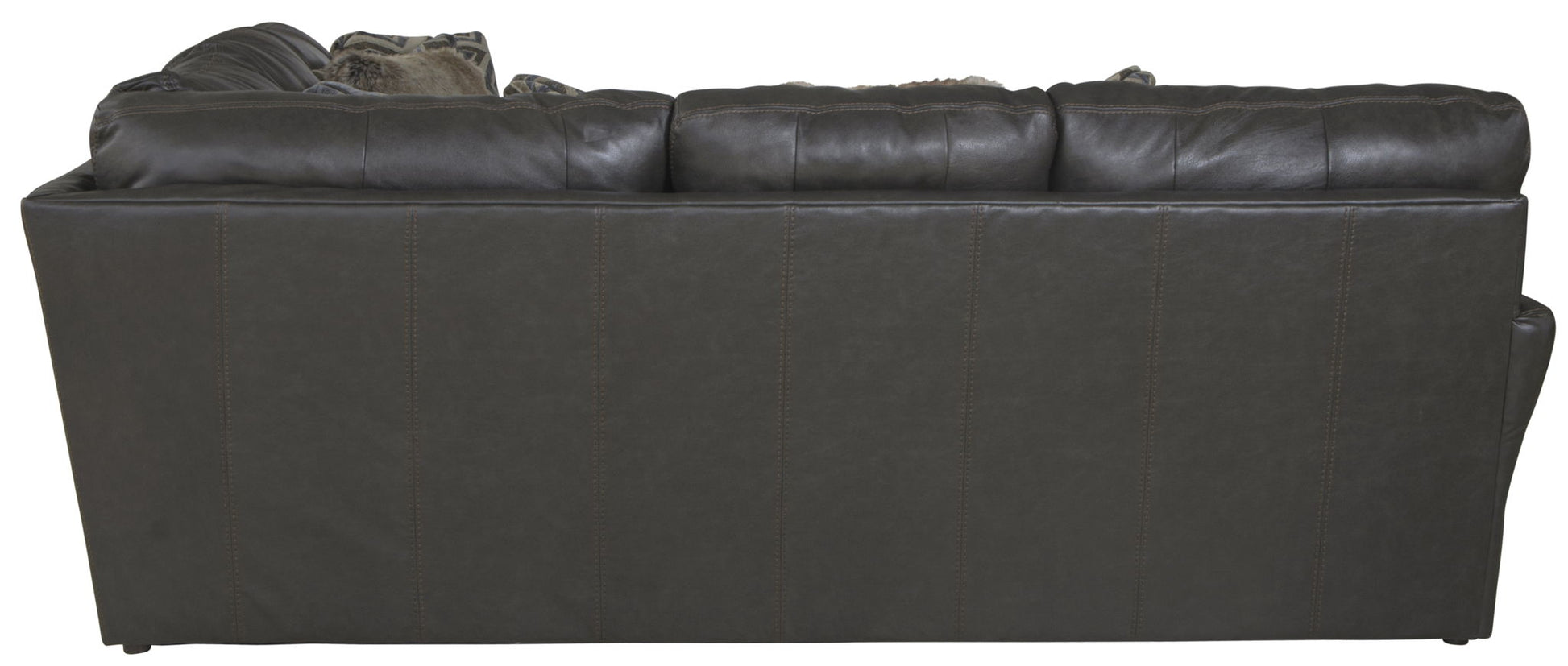 Denali - Italian Leather Match Sectional - Hornell Furniture Outlet