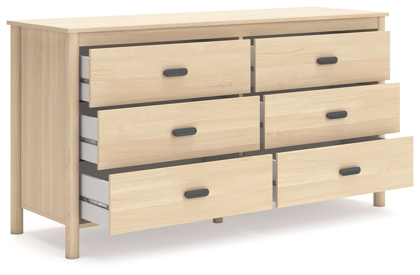 Cabinella - Tan - Six Drawer Dresser - Hornell Furniture Outlet