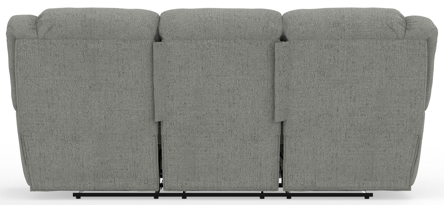 Trifecta - Sofa With 3 Recliners and Drop Down Table - Hornell Furniture Outlet