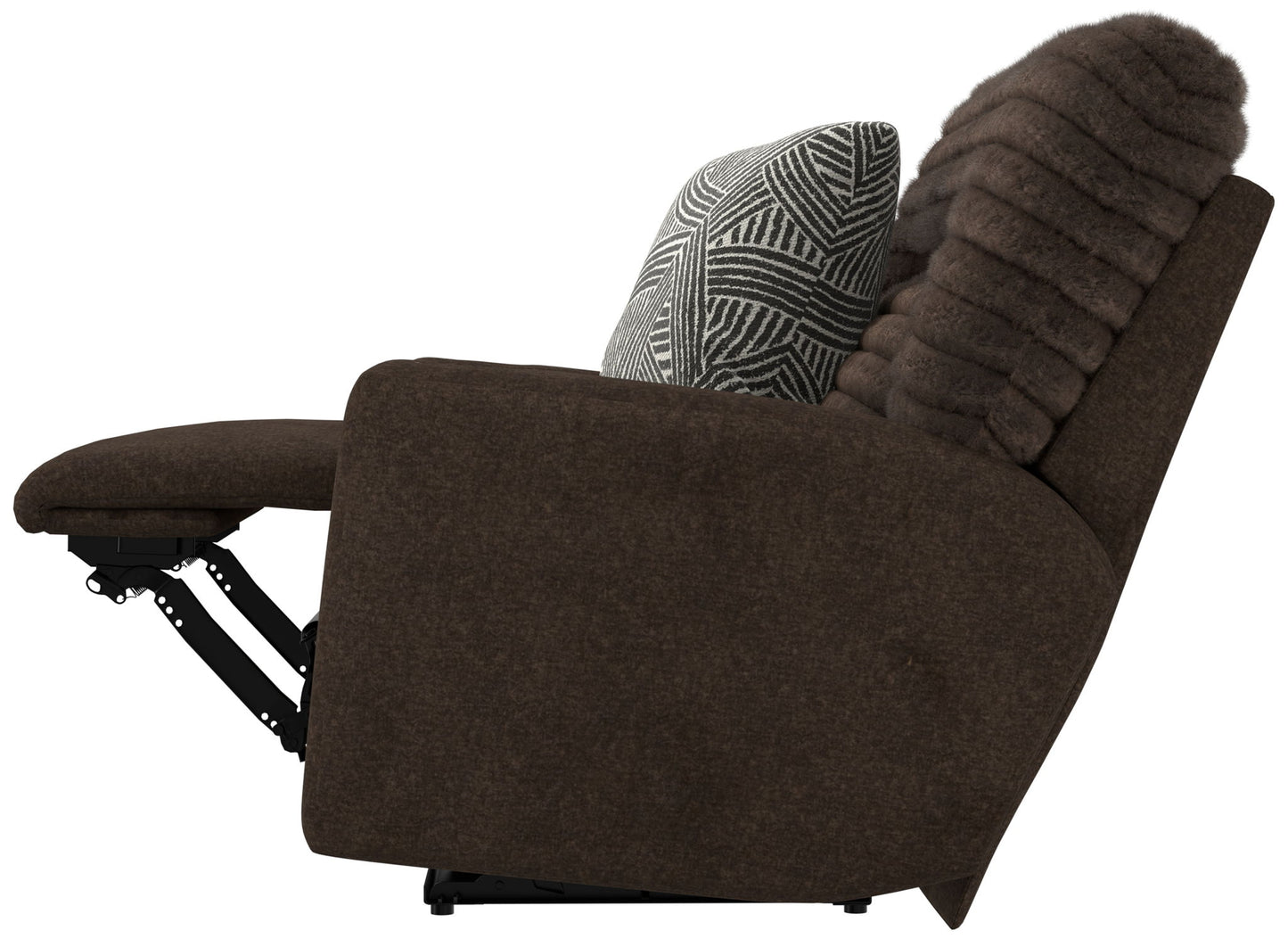 Zen - Power Recliner With CR3 Heat / Massage / Zero Gravity - Chocolate - Hornell Furniture Outlet