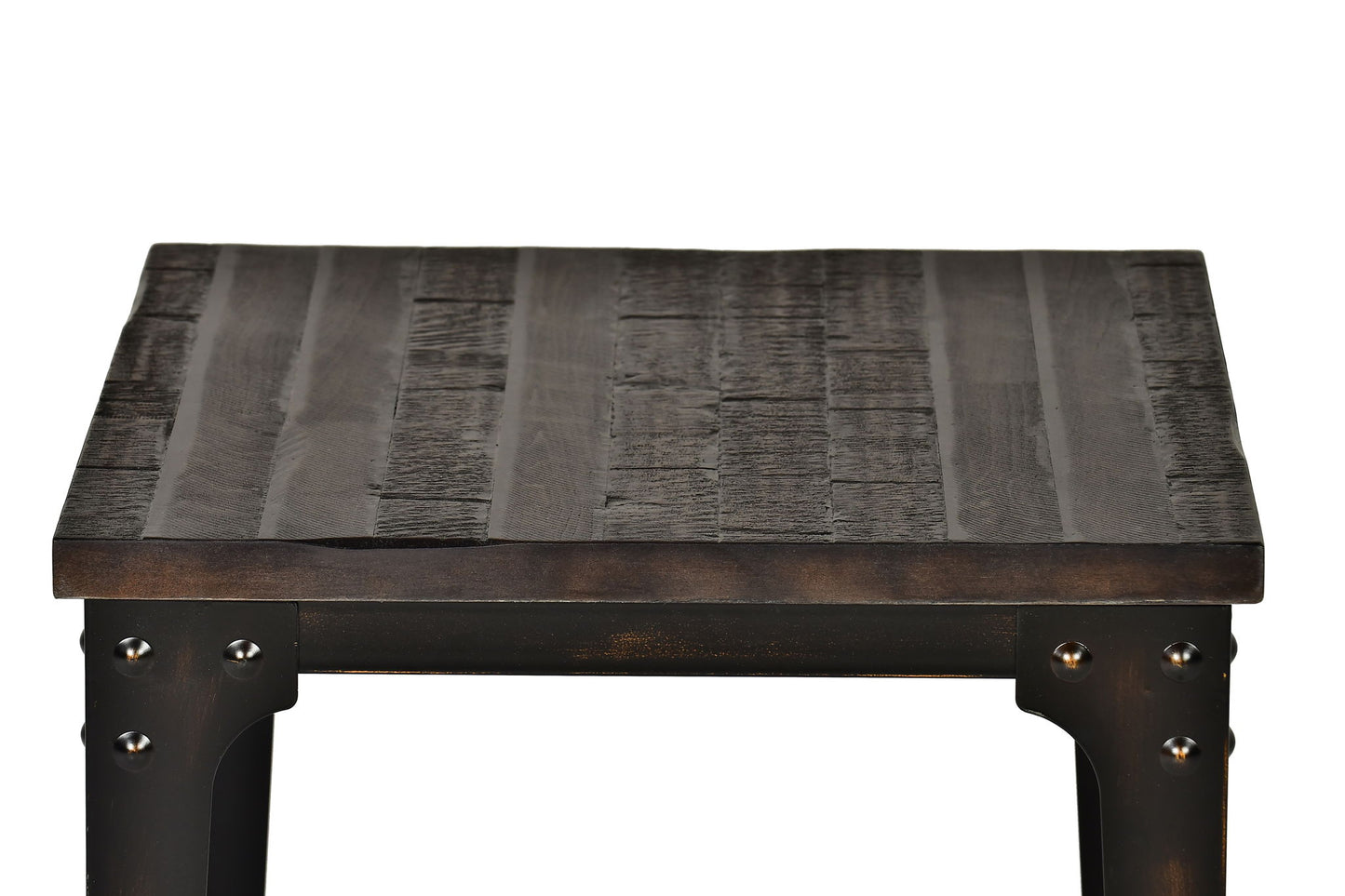 Sherlock - Square End Table - Dark Brown - Hornell Furniture Outlet