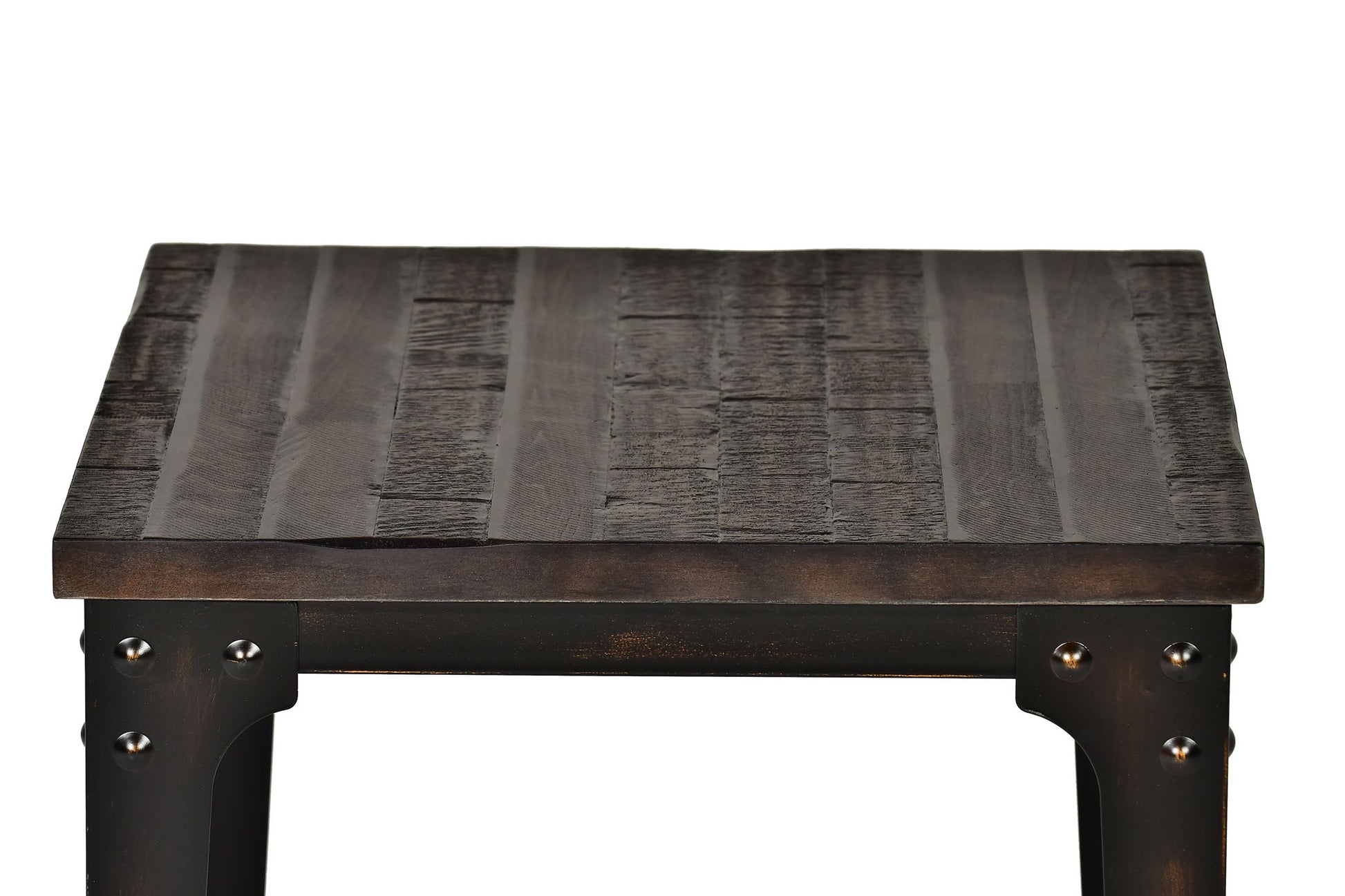 Sherlock - Square End Table - Dark Brown - Hornell Furniture Outlet