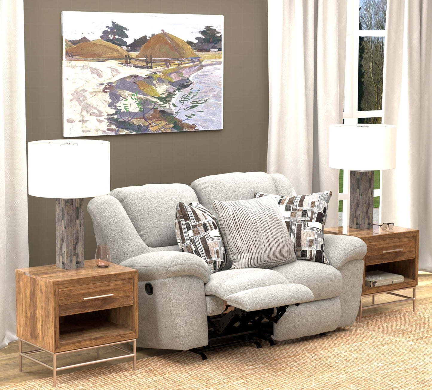 Trifecta - Reclining Loveseat - Hornell Furniture Outlet