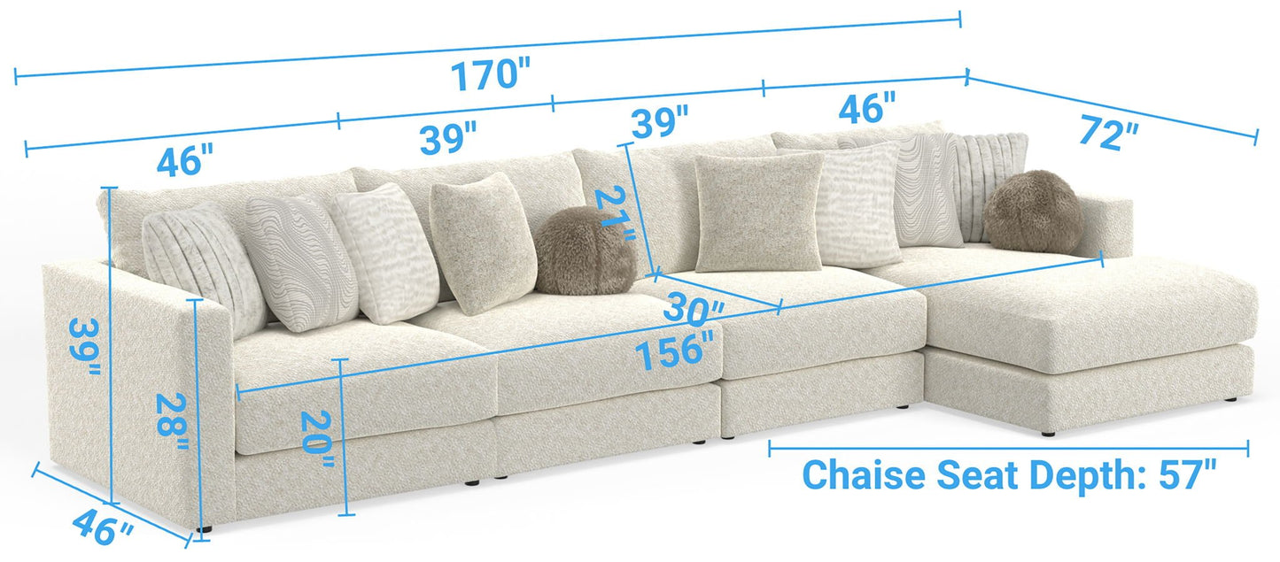 Ritzy - Modular Sofa - Hornell Furniture Outlet