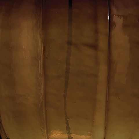 Bainmore - Amber - Glass Table Lamp - Hornell Furniture Outlet