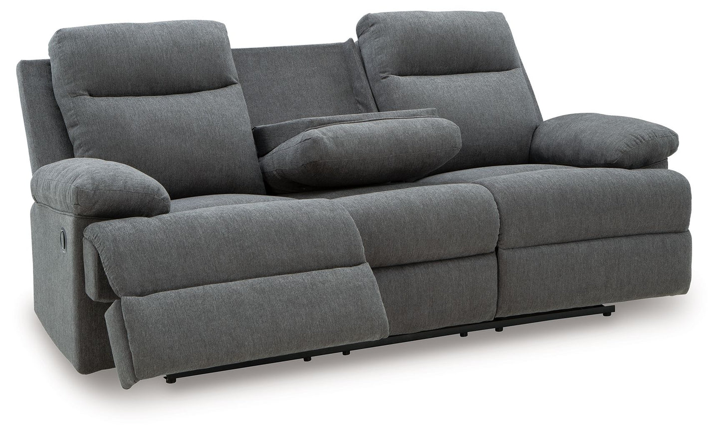 Side - Swipe - Reclining Sofa With Drop Down Table - Hornell Furniture Outlet