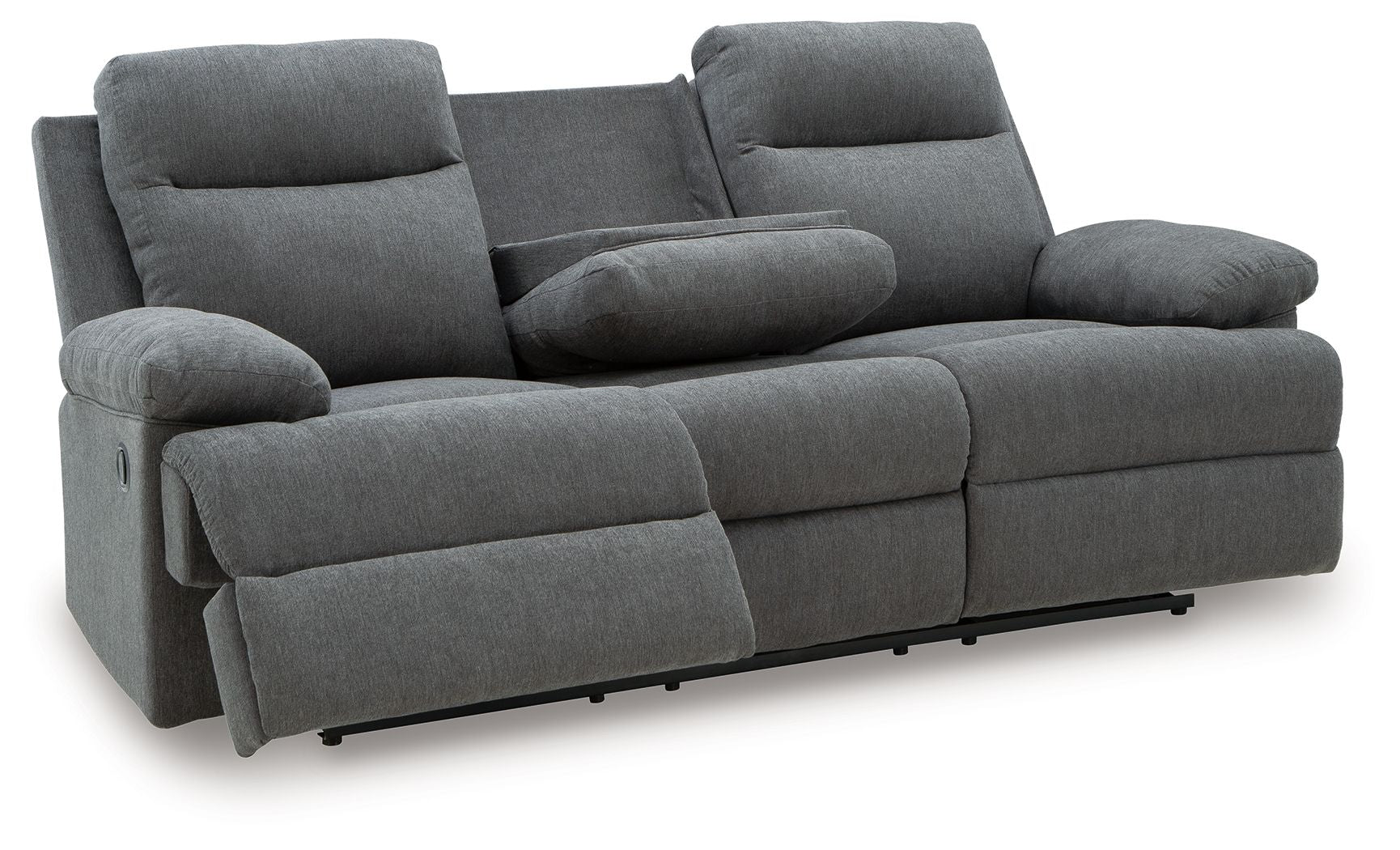 Side - Swipe - Reclining Sofa With Drop Down Table - Hornell Furniture Outlet
