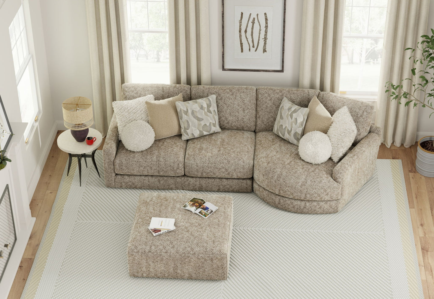Turner - Sectional - Hornell Furniture Outlet