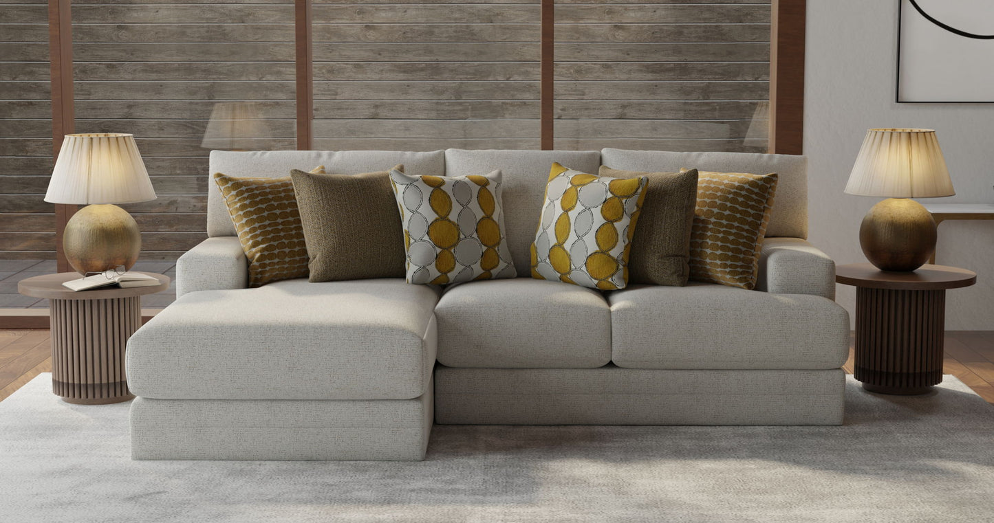 Tori - Sectional With Comfort Coil Seating And Accent Pillows Included - Hornell Furniture Outlet
