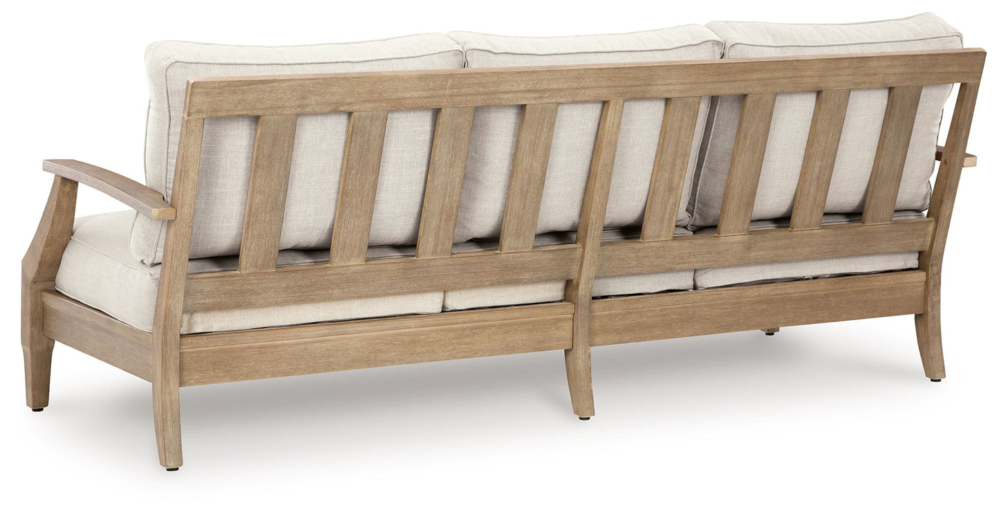 Carter Hall - Beige - Sofa With Cushion - Hornell Furniture Outlet