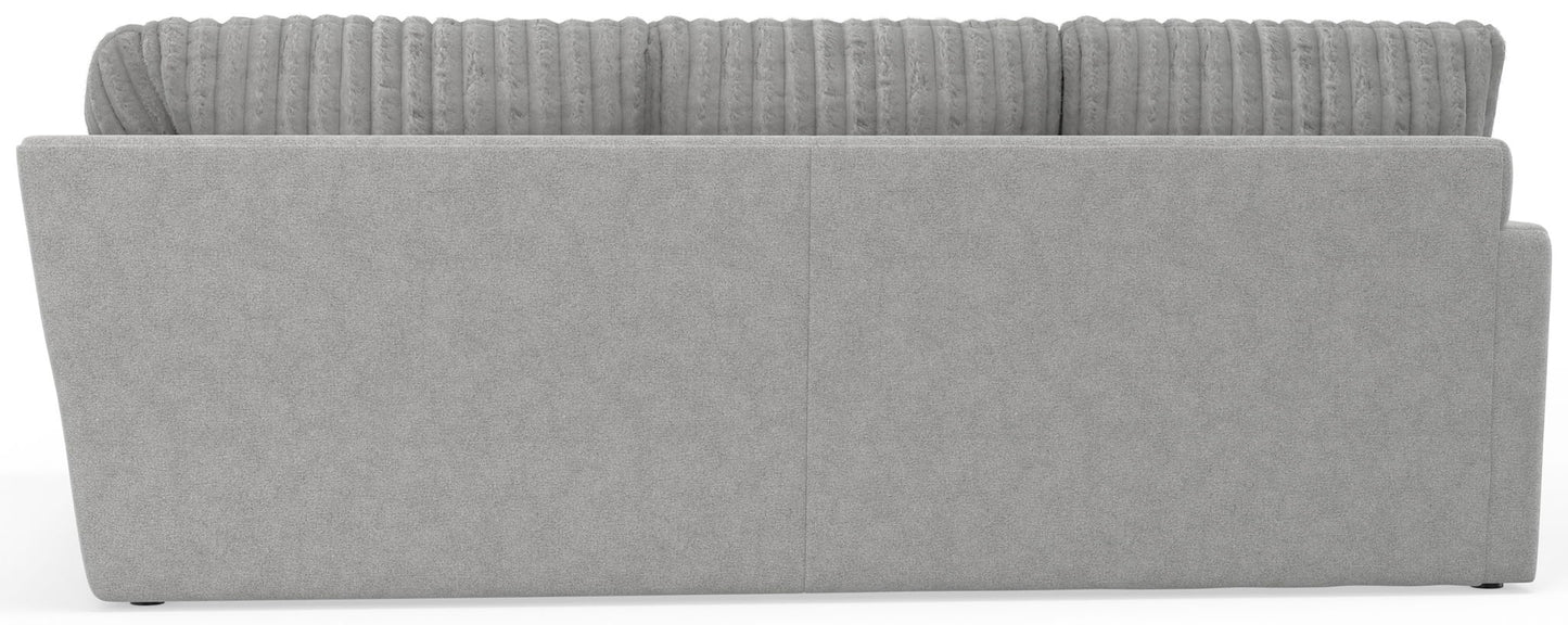Titan - Sectional With Comfort Coil Seating, Cocktail Ottoman And Accent Pillows Included - Hornell Furniture Outlet