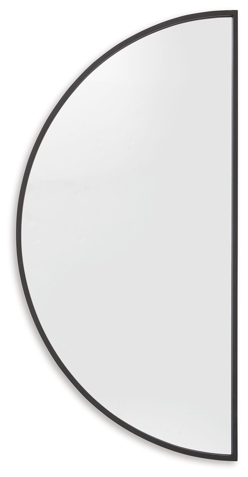 Denlow - Black - Accent Mirror - Hornell Furniture Outlet