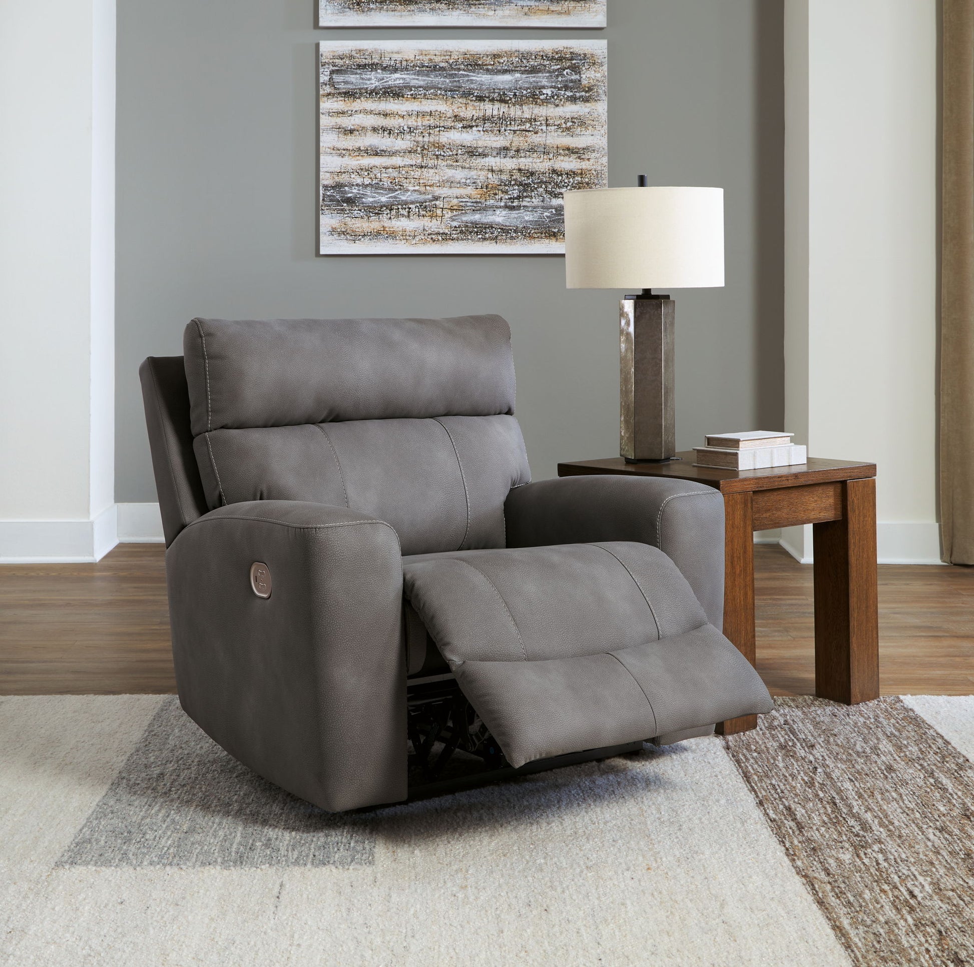 Next - gen Durapella - Power Recliner With Adj Headrest - Hornell Furniture Outlet