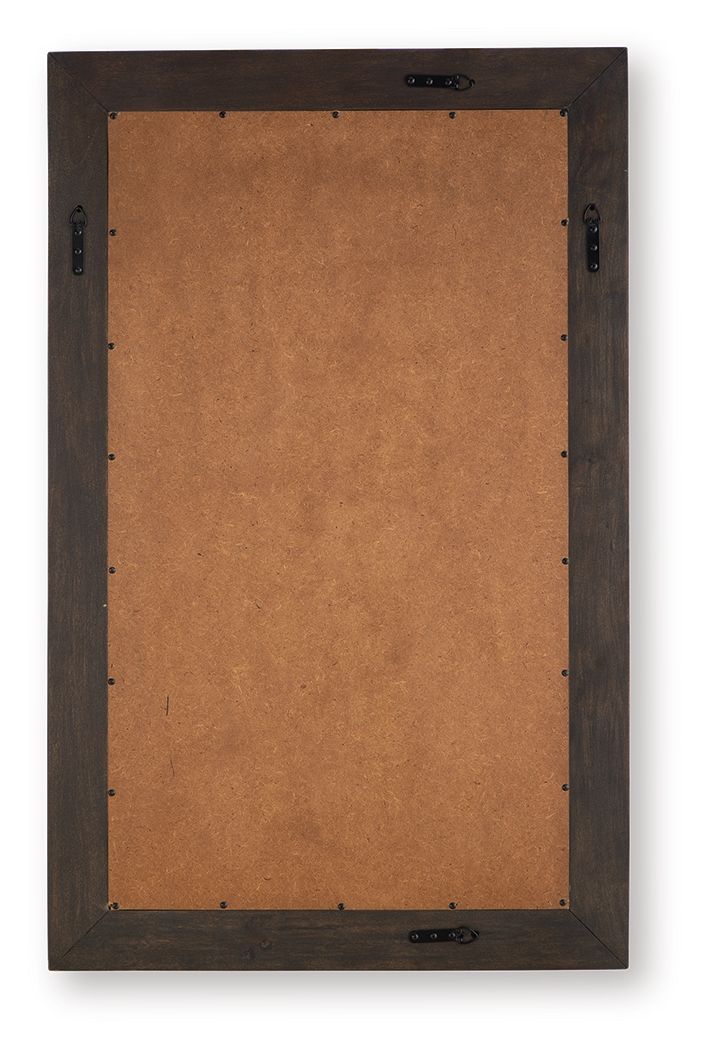 Advin - Dark Brown - Accent Mirror - Hornell Furniture Outlet