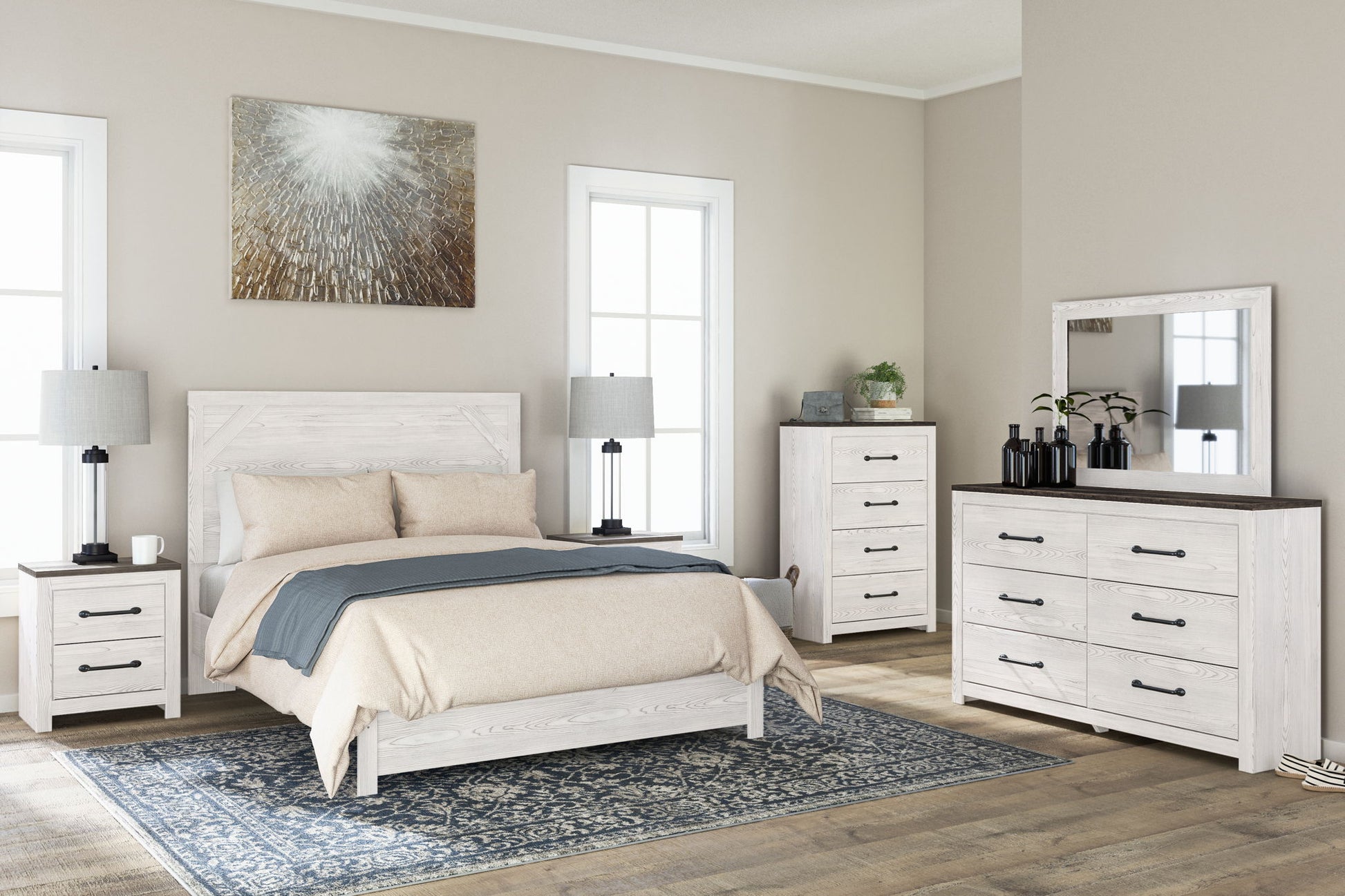 Gerridan - Panel Bedroom Set - Hornell Furniture Outlet