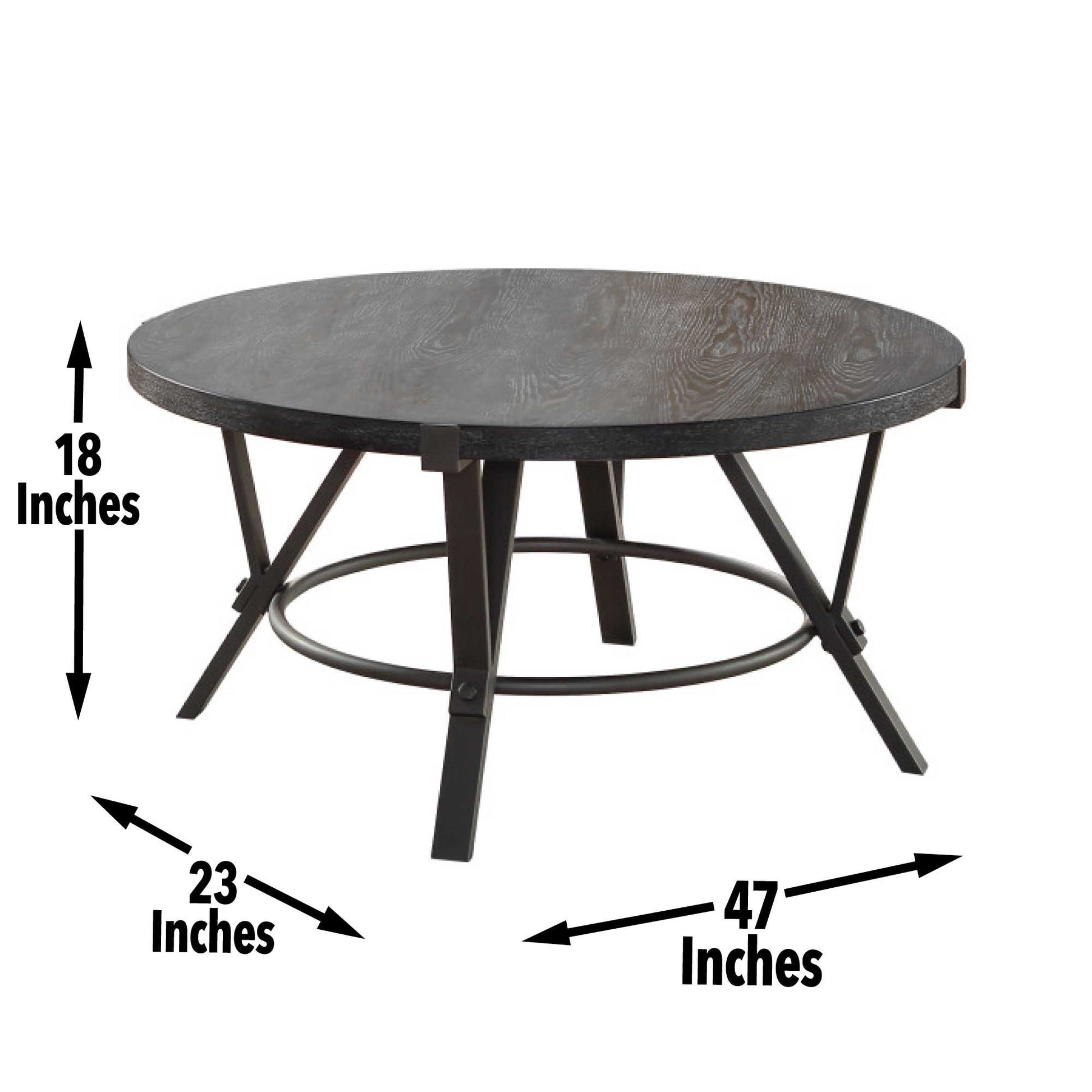 Portland - Coffee Table - Gray - Hornell Furniture Outlet