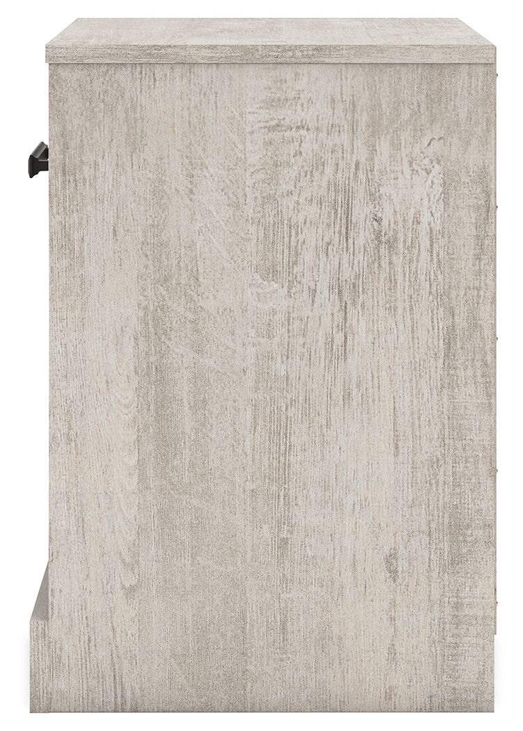 Shawburn - Gray - One Drawer Night Stand - Hornell Furniture Outlet