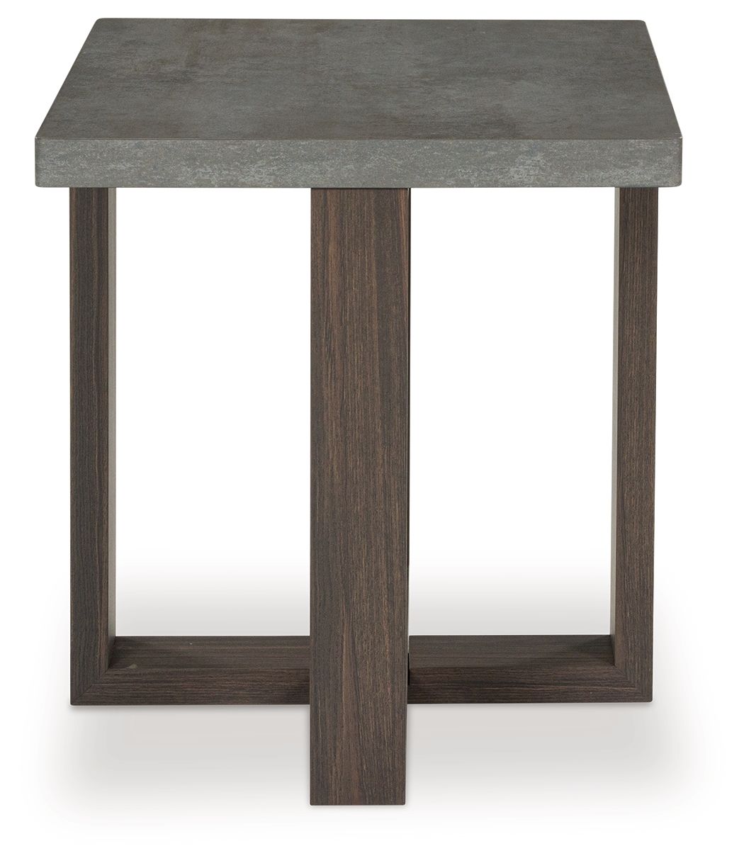 Dynnford - Gray / Brown - Occasional Table Set (Set of 3) - Hornell Furniture Outlet