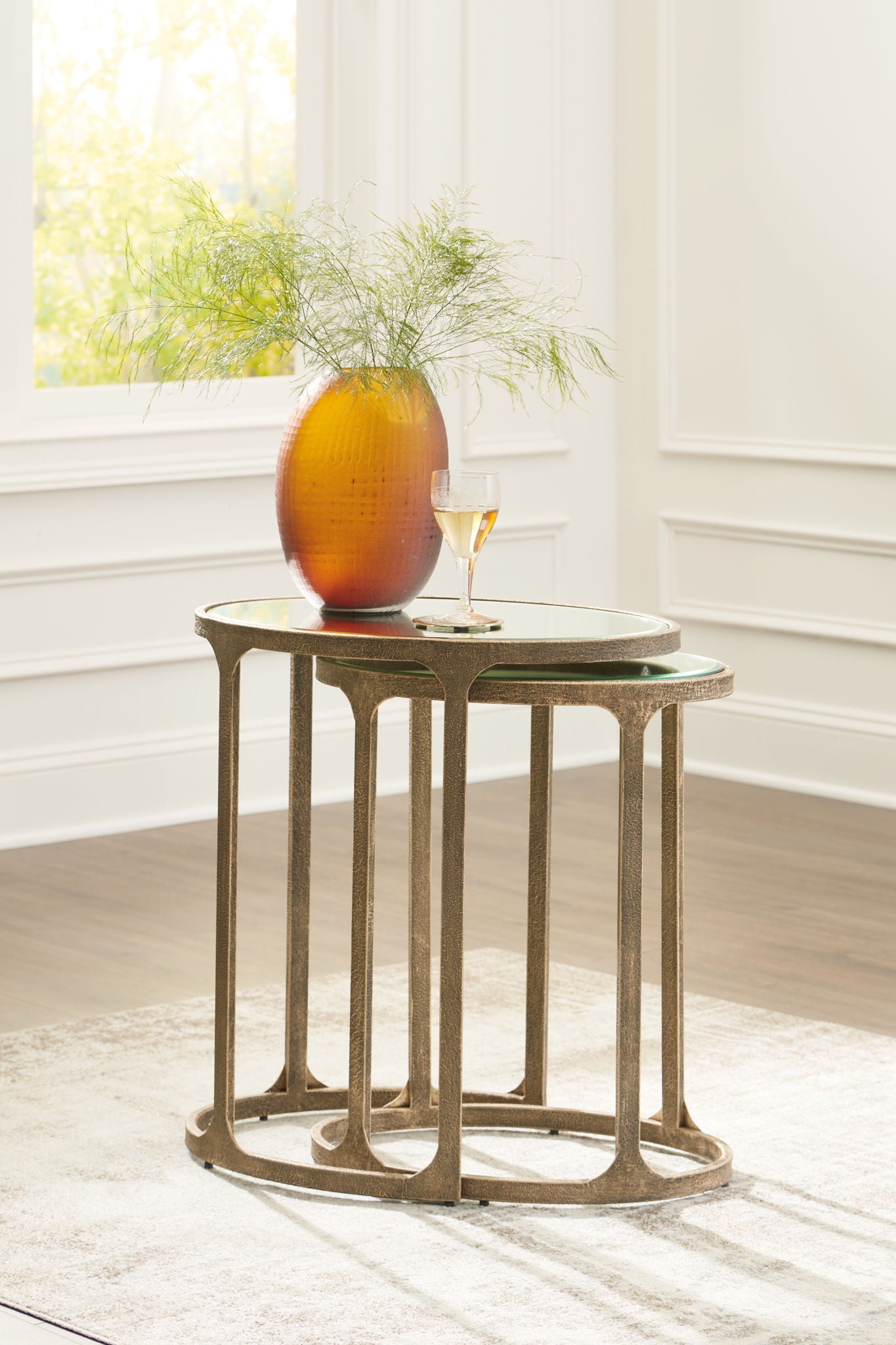 Irmaleigh - Antique Black - Accent Table Set (Set of 2) - Hornell Furniture Outlet