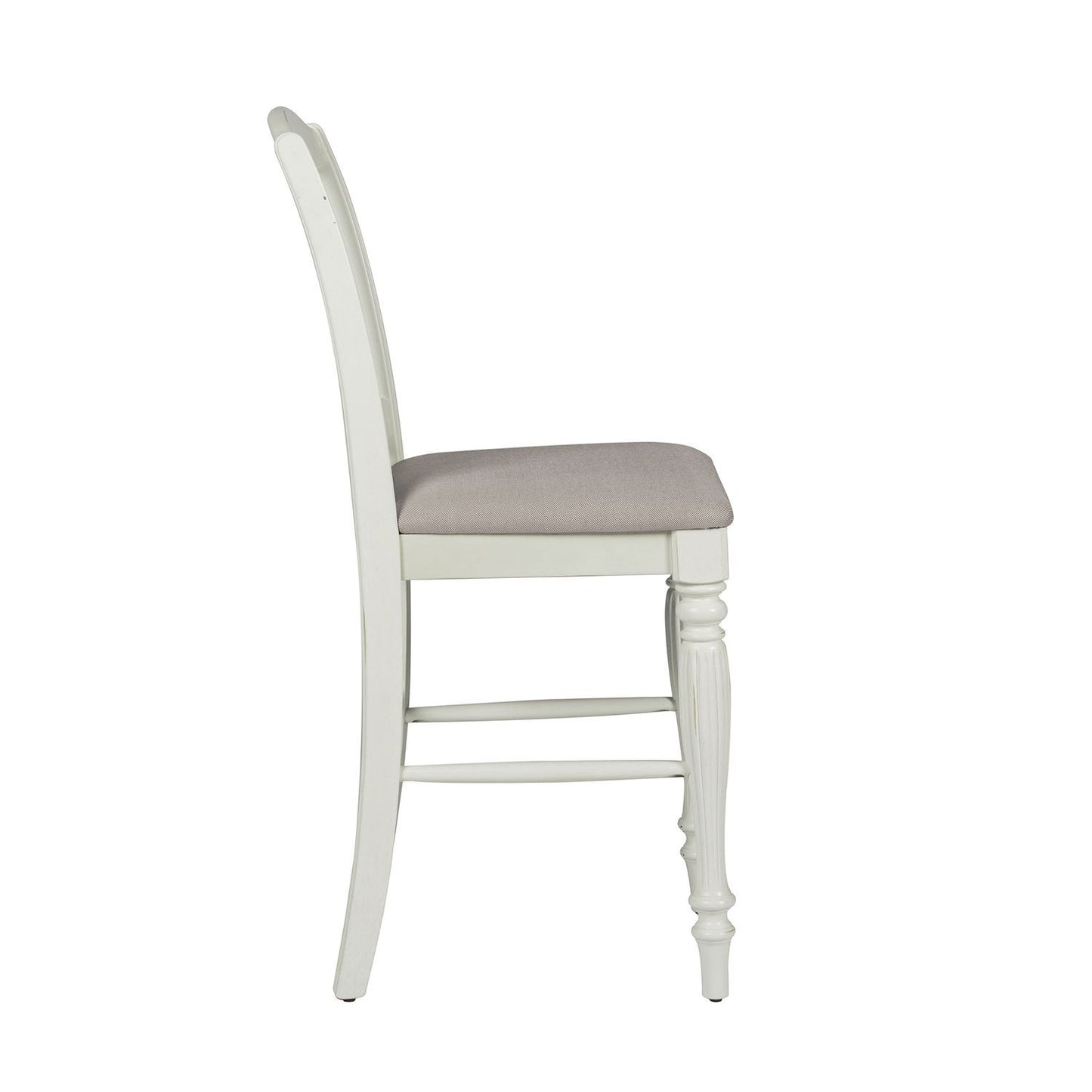 Cumberland Creek - Slat Back Counter Chair (RTA) - Nutmeg / Buttermilk - Hornell Furniture Outlet