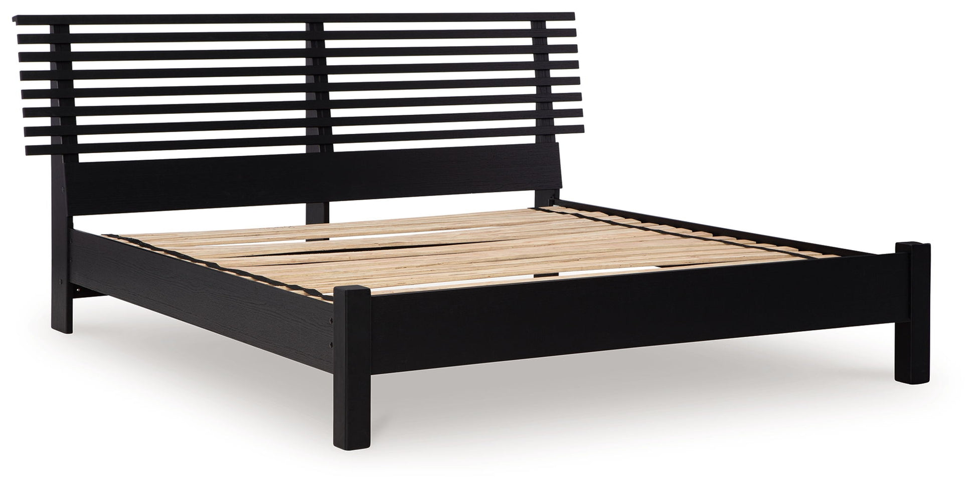 Danziar - Slat Panel Bed With Low Footboard Set - Hornell Furniture Outlet