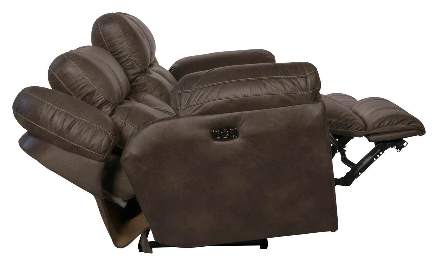 Ferrington - Power Lay Flat Reclining Sofa with Power Adjustable Headrest & Lumbar - Hornell Furniture Outlet