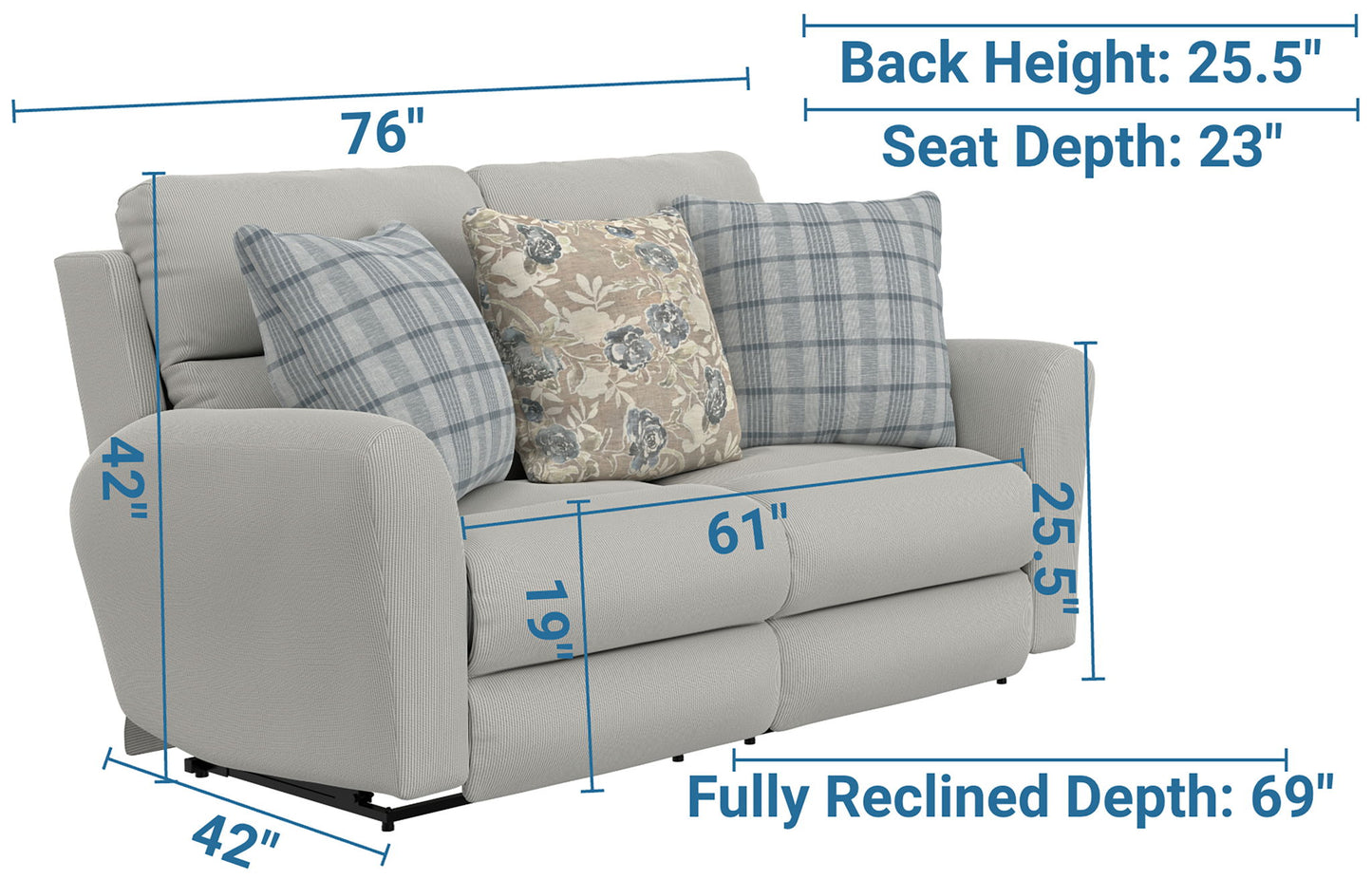 Chappy - Lay Flat Reclining Loveseat - Hornell Furniture Outlet