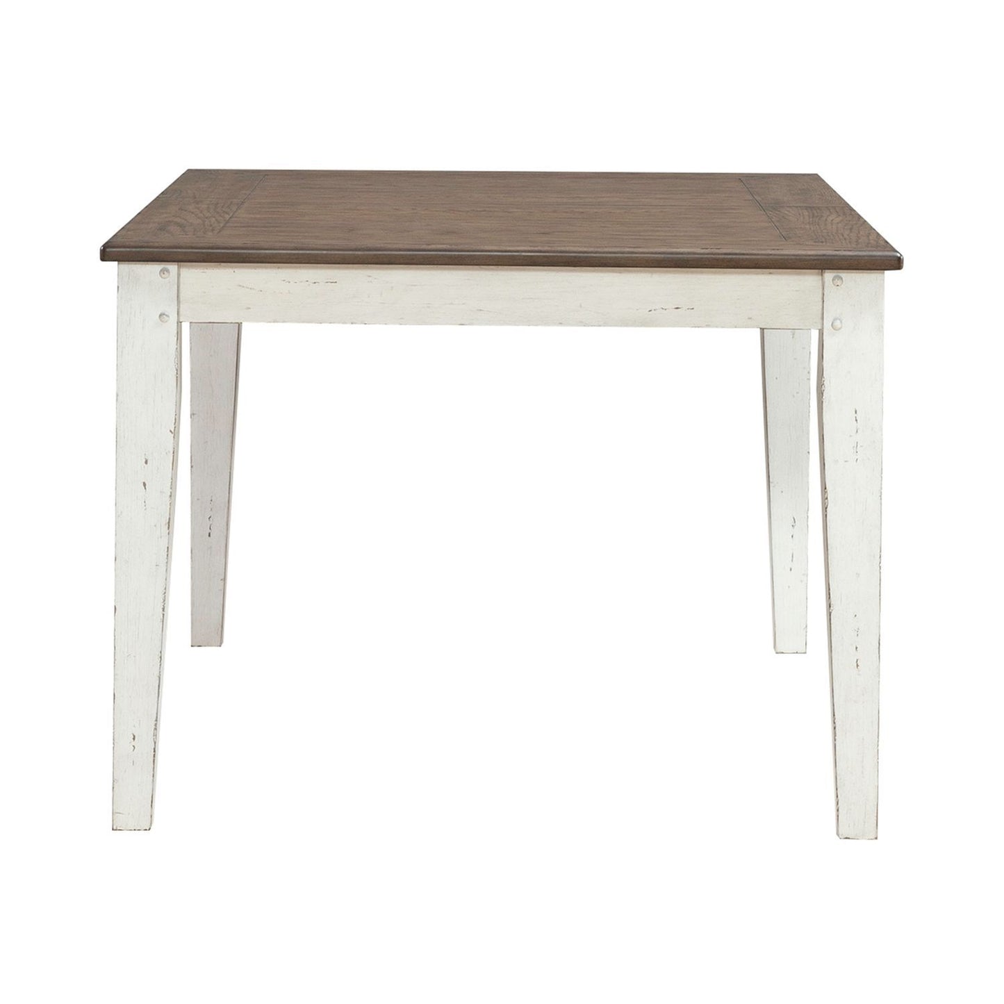 Al Fresco - Rectangular Leg Table - Graphite / Whitestone - Hornell Furniture Outlet