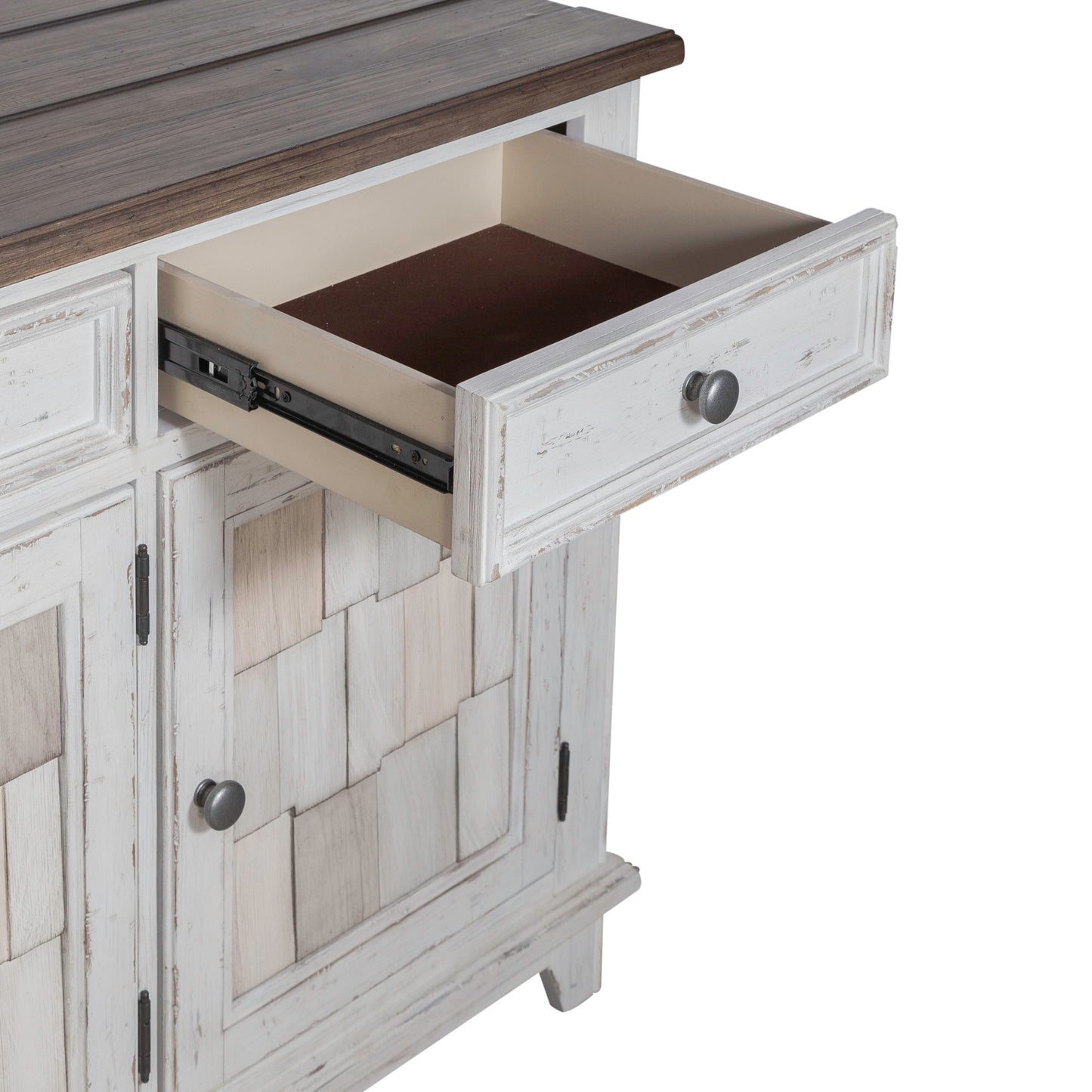 River Place - Accent Server - White - Hornell Furniture Outlet