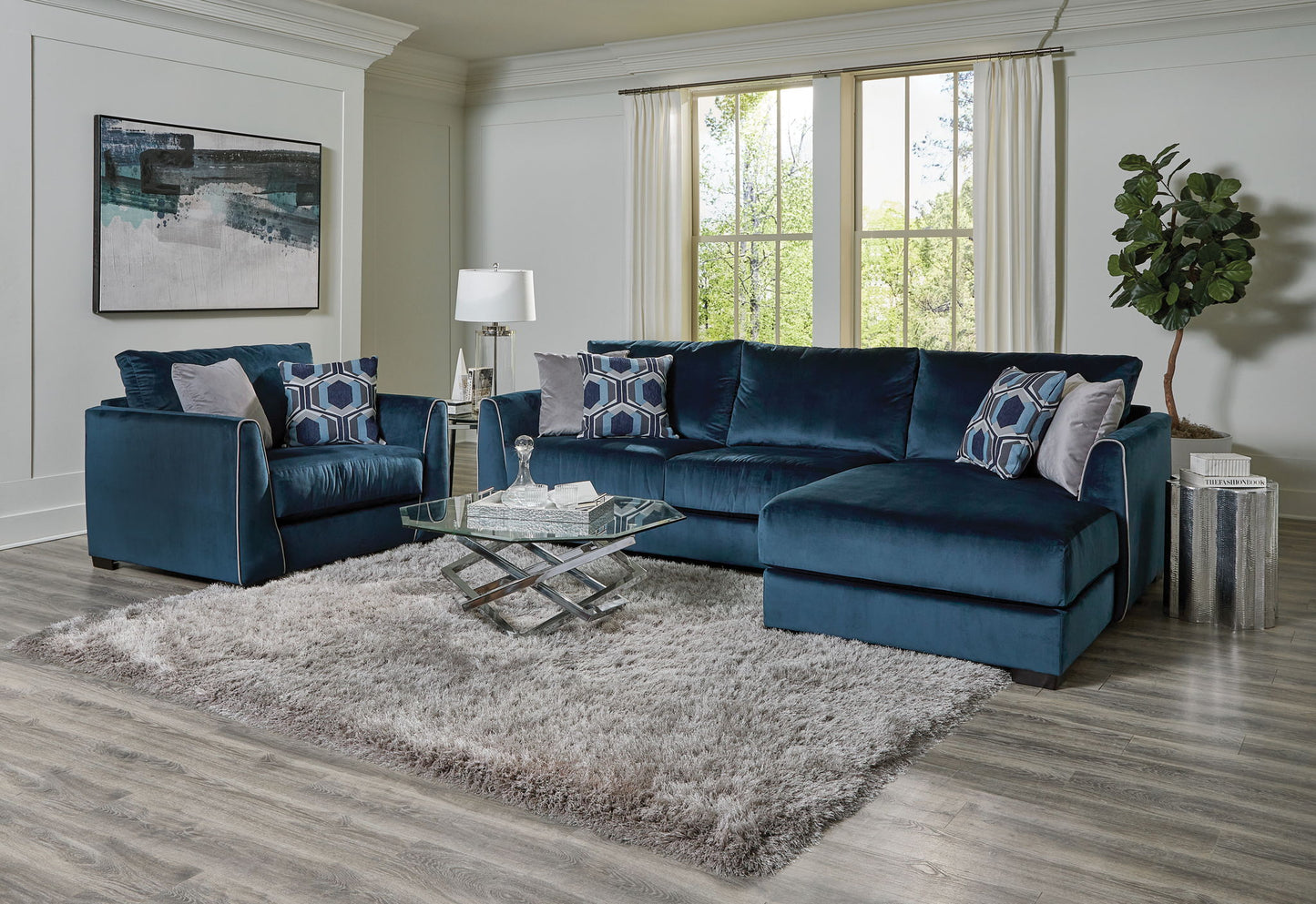 Jetson - Chair & 1/2 - Nile - Hornell Furniture Outlet