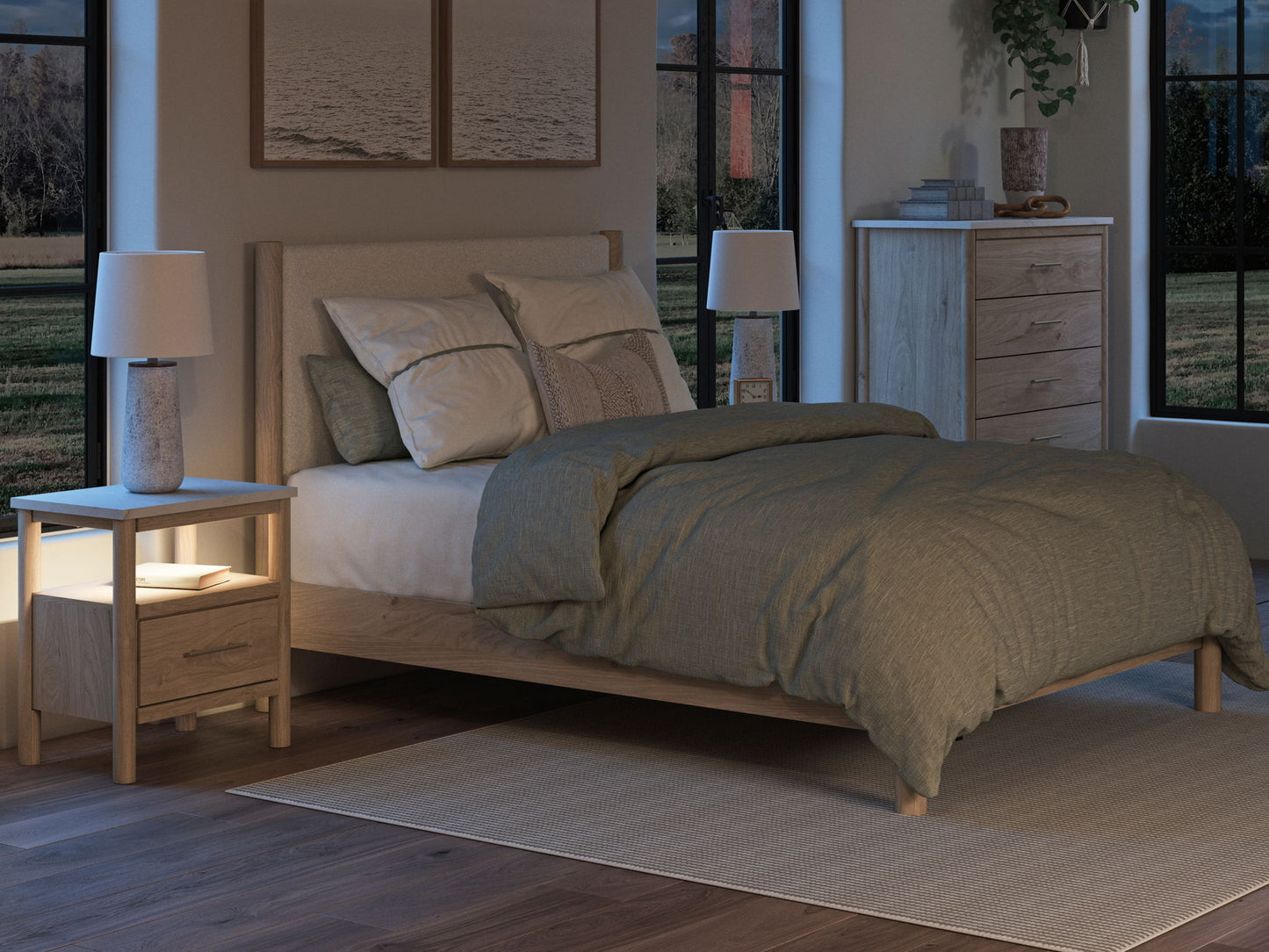 Cadmori - One Drawer Night Stand - Hornell Furniture Outlet