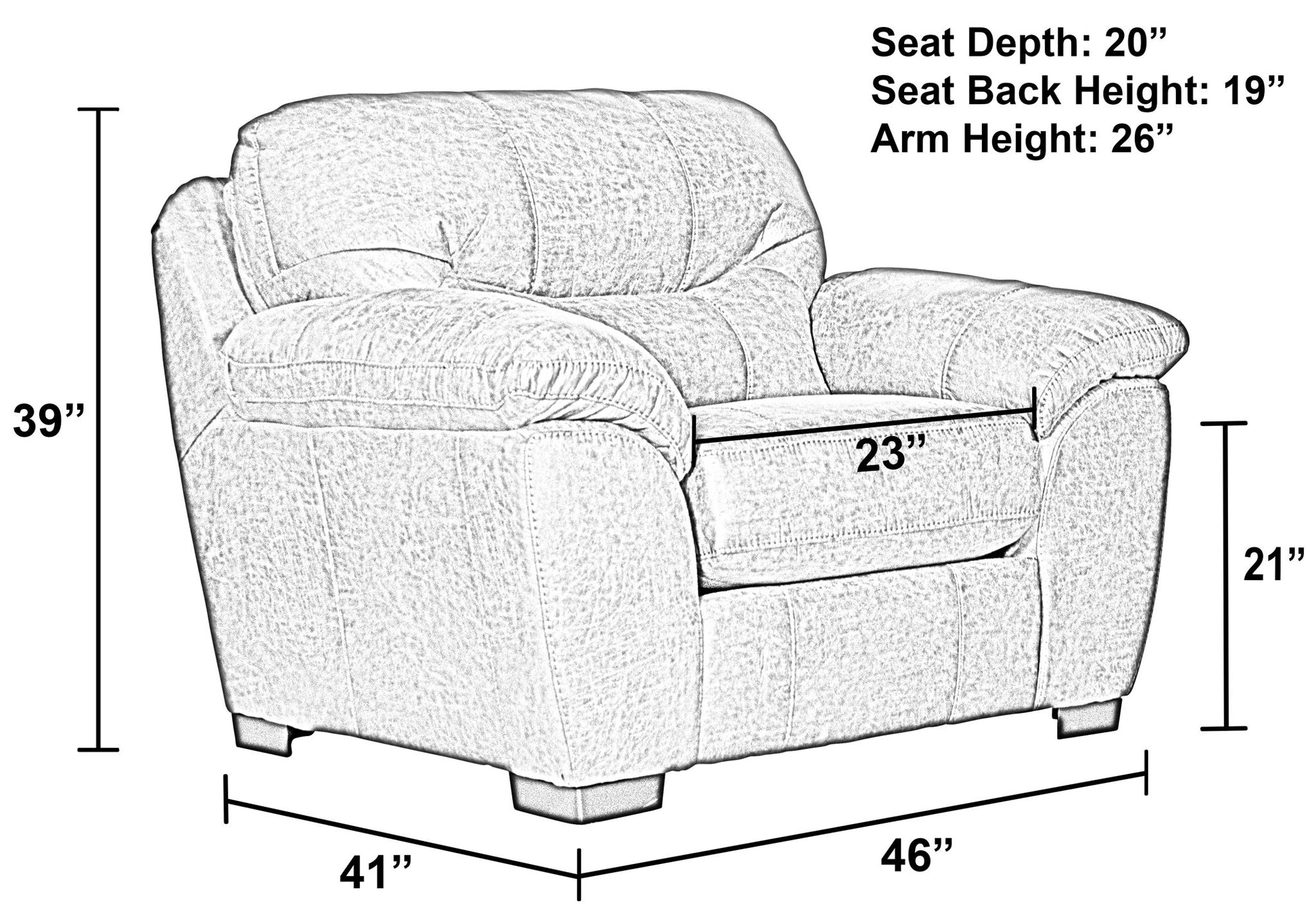 Grant - Chair 1/2 - Hornell Furniture Outlet