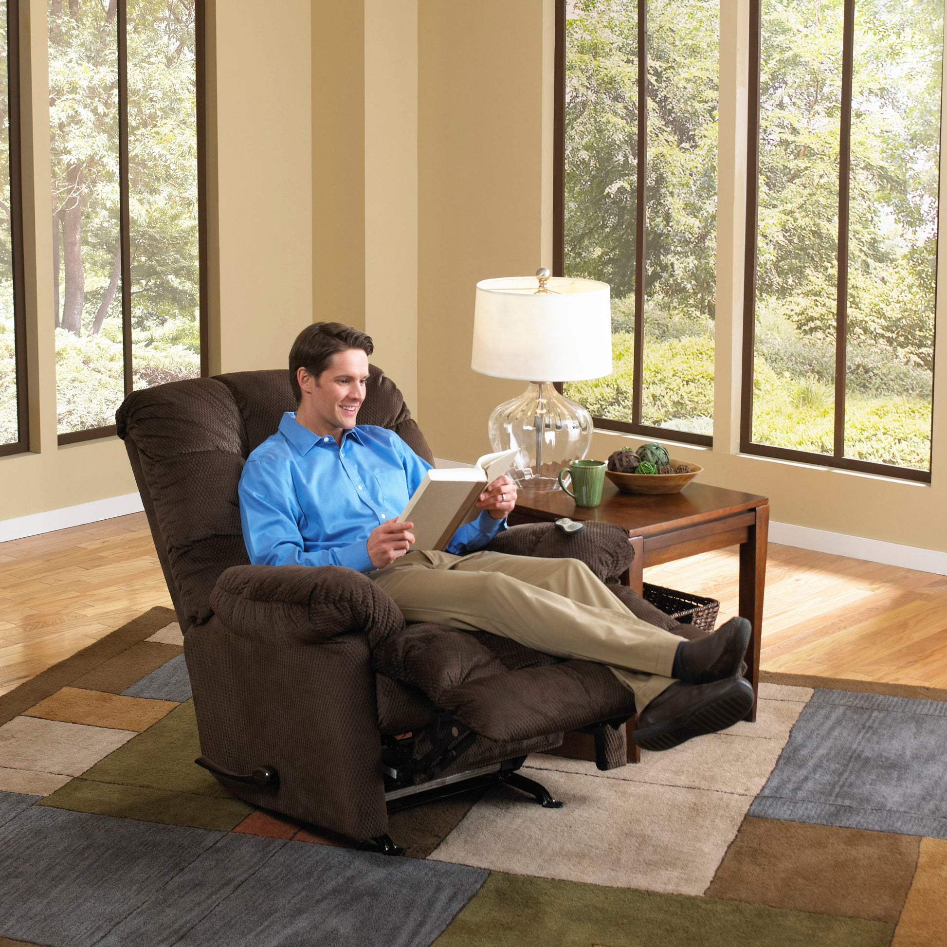 Nettles - Chaise Rocker Reclining With Deluxe Heat/Massage - Hornell Furniture Outlet