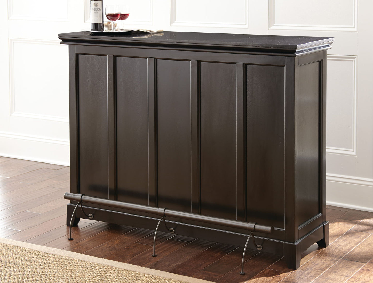 Garcia - Silverstone Top Bar Unit - Dark Brown - Hornell Furniture Outlet