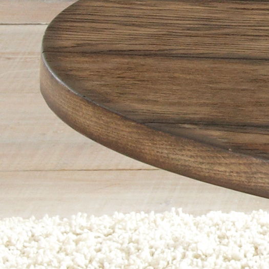 Denise - Oval Cocktail Table - Brown - Hornell Furniture Outlet