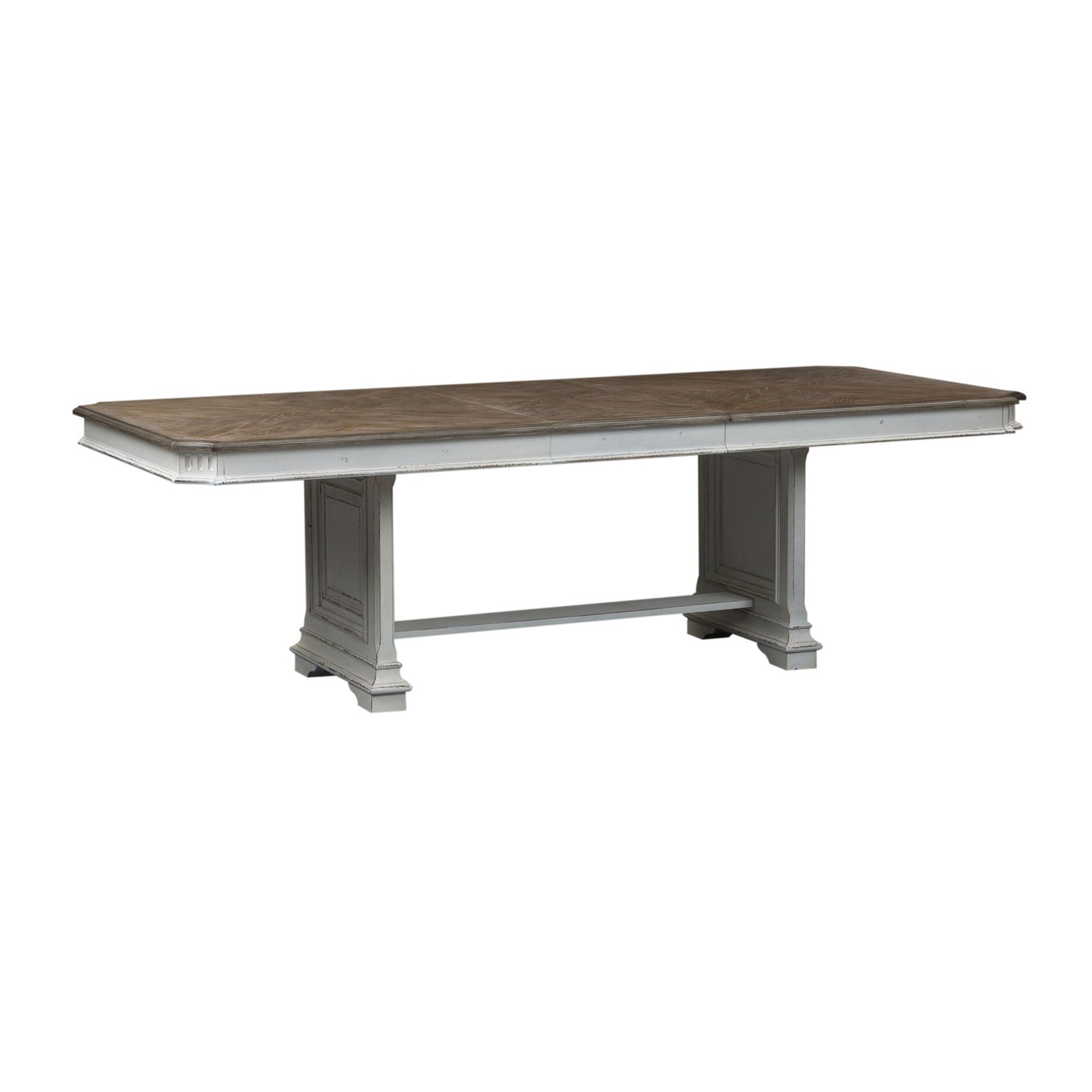 Abbey Park - Trestle Table - White - Hornell Furniture Outlet