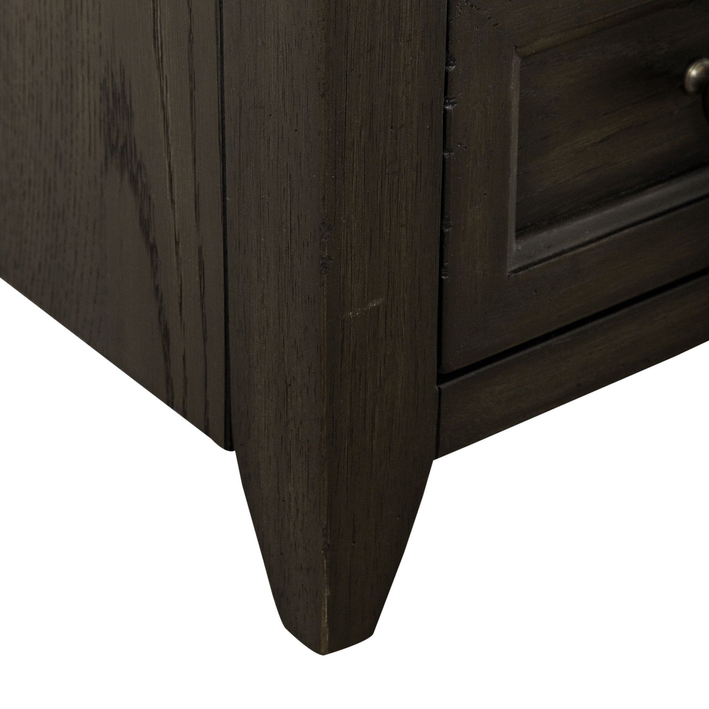 Mill Creek - Chair Side Table - Dark Brown - Hornell Furniture Outlet