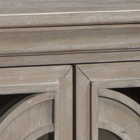 Fossil Ridge - Gray - Accent Cabinet - Hornell Furniture Outlet