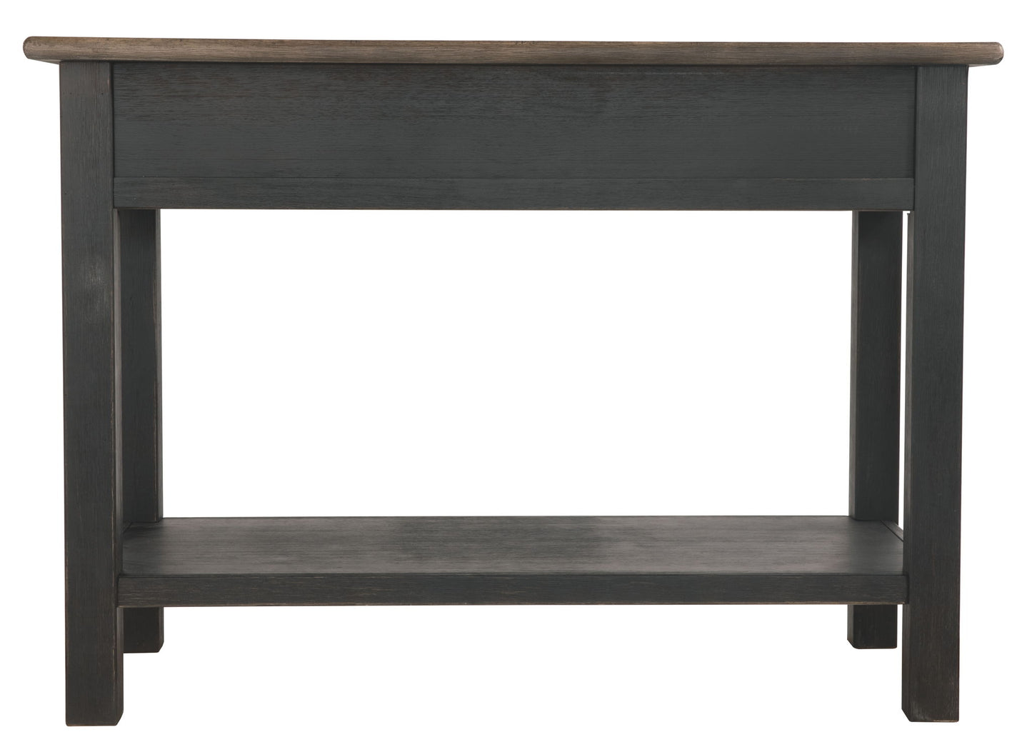 Tyler Creek - Grayish Brown / Black - Sofa Table - Hornell Furniture Outlet